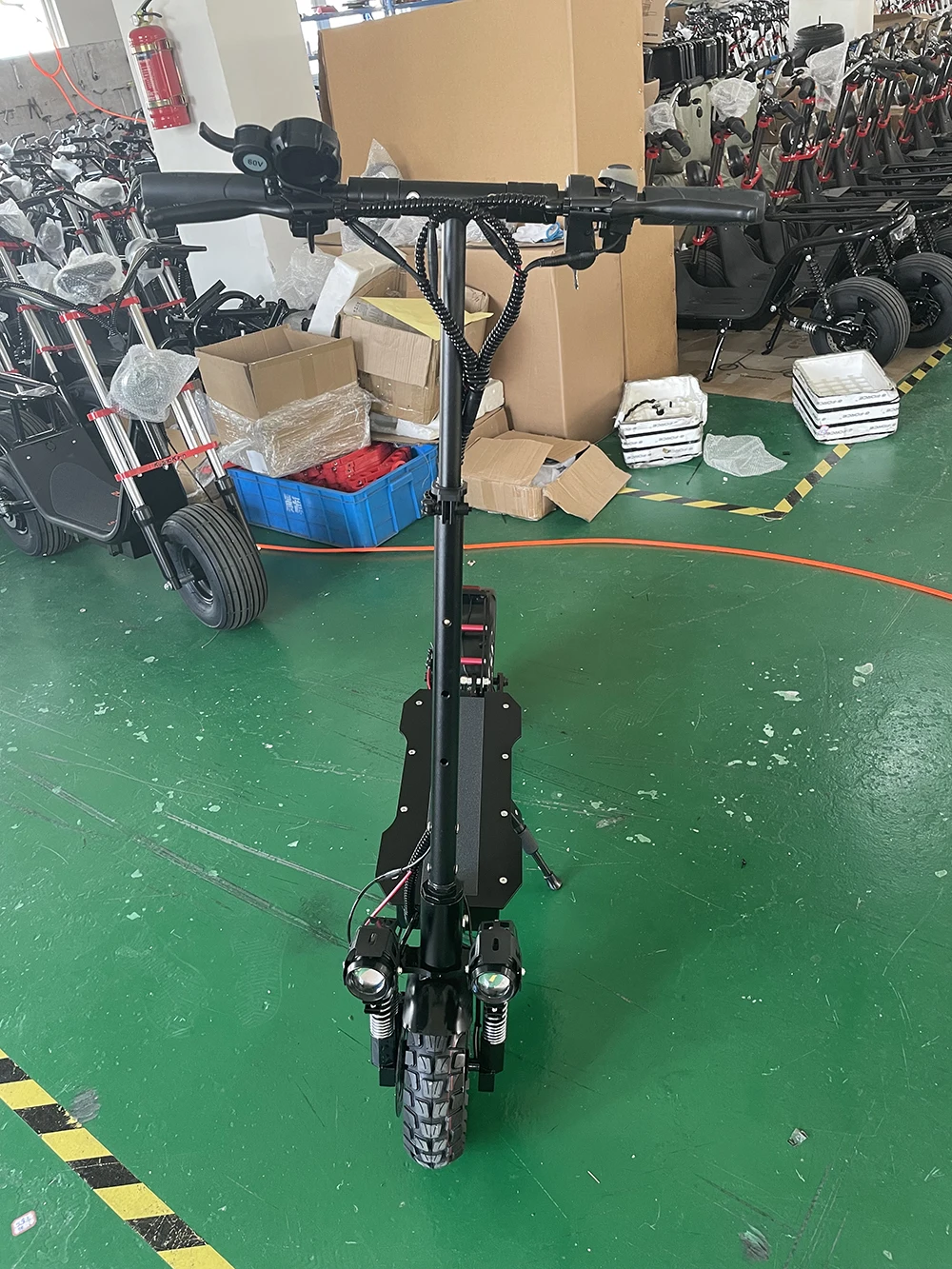 X6 Plus 2400w Dual Motors Electric Scooter Off Road Electric Scooter In