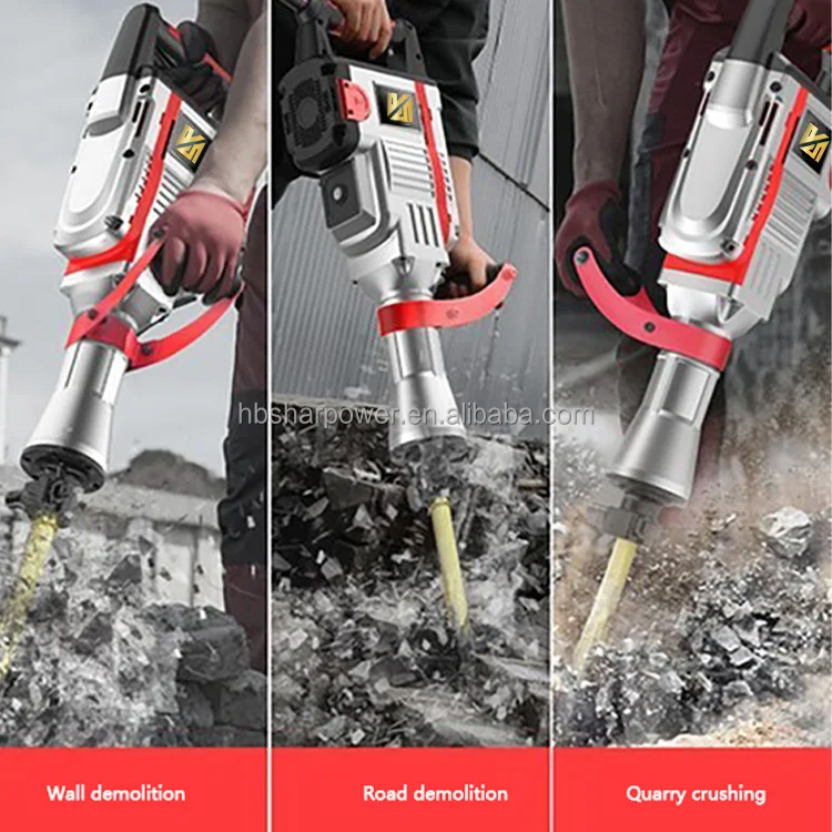 SHARPOWER Electric Demolition Jack Hammer - 65A 65mm PH65 Handle