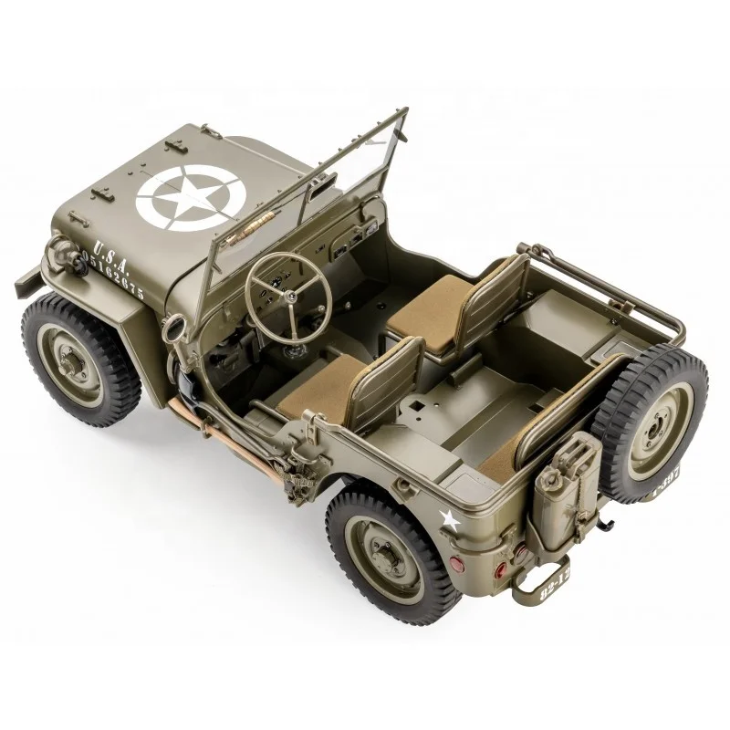 Rochobby FMS 1941 Willys MB Scaler 1:12 Jeeps RTR 2.4G Radio 4X4
