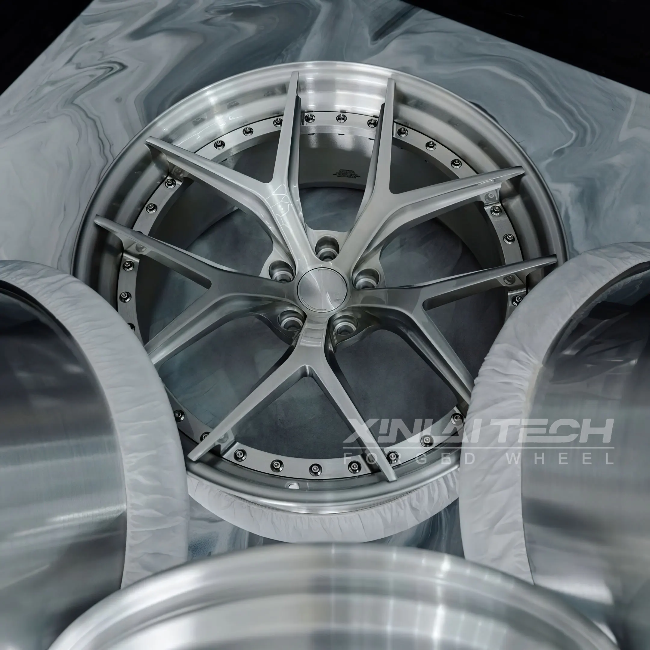 XL 2 Piece Forged Wheels 5x112 5x114.3 5x120 Aluminum Alloy Rims for BMW Mercedes Audi Custom Finish Wheels - Image 3