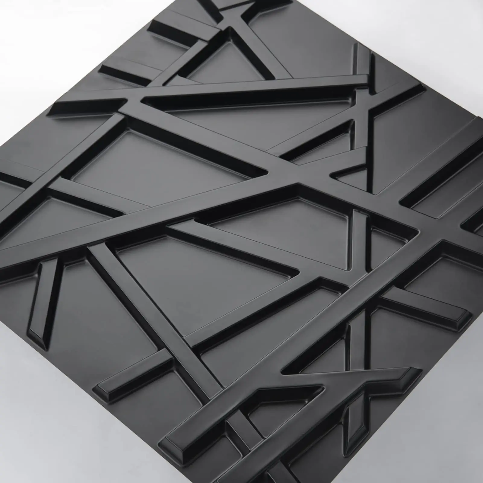 PVC Decorative 3D Wall Panels - Elegant Black Textures for Interior ...