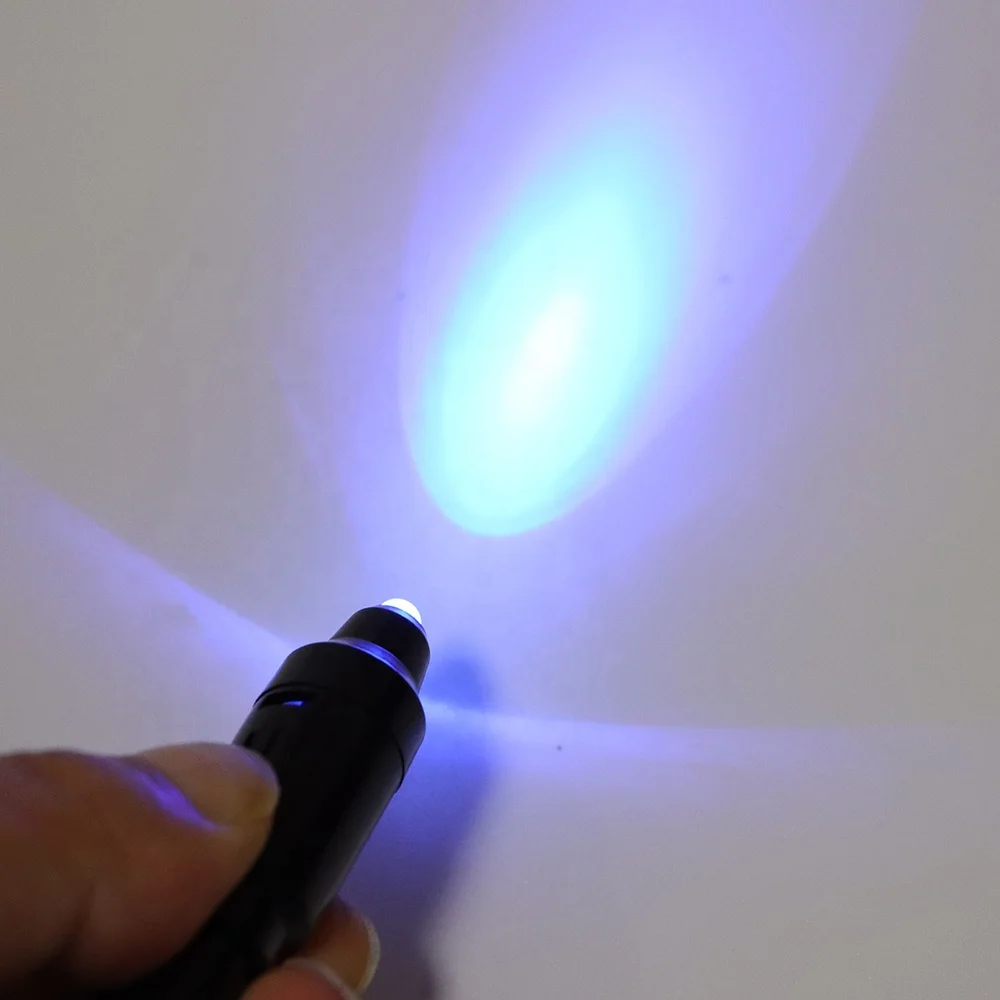 Hot Selling Logo Sports Pen Promotional Magic Invisible Ink Spy Pen with UV Light Plastic Material