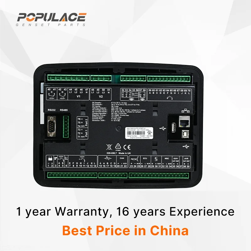 POPULACE Deep Sea Controller Dse 8610 Deep Sea Dse 8610 Mkii Generator Controller Dse8610mk2 Dse8610mkii Deep Sea Dse8610