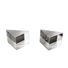 optical glass 45 degree right angle triangular prism with mirror reflective coated