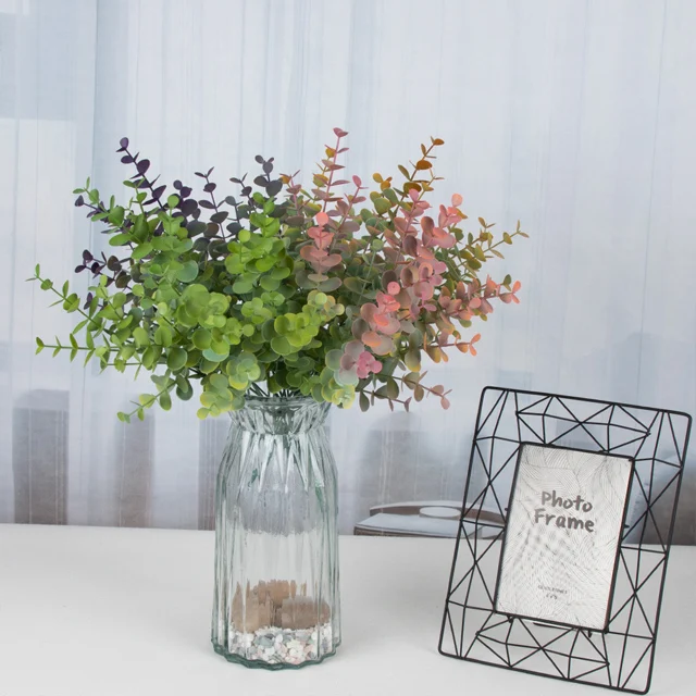 Decorative Flowers Wreaths and Plants Artificial Grass  Plastic Plants Decorative Flowers  Eucalyptus Leaves Flower Arrangements