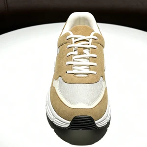 Fashionable Summer Comfortable Men's Shoes Breathable Moisture-Wicking Casual Lace-Up Shoes Students Running Exercising Shoes