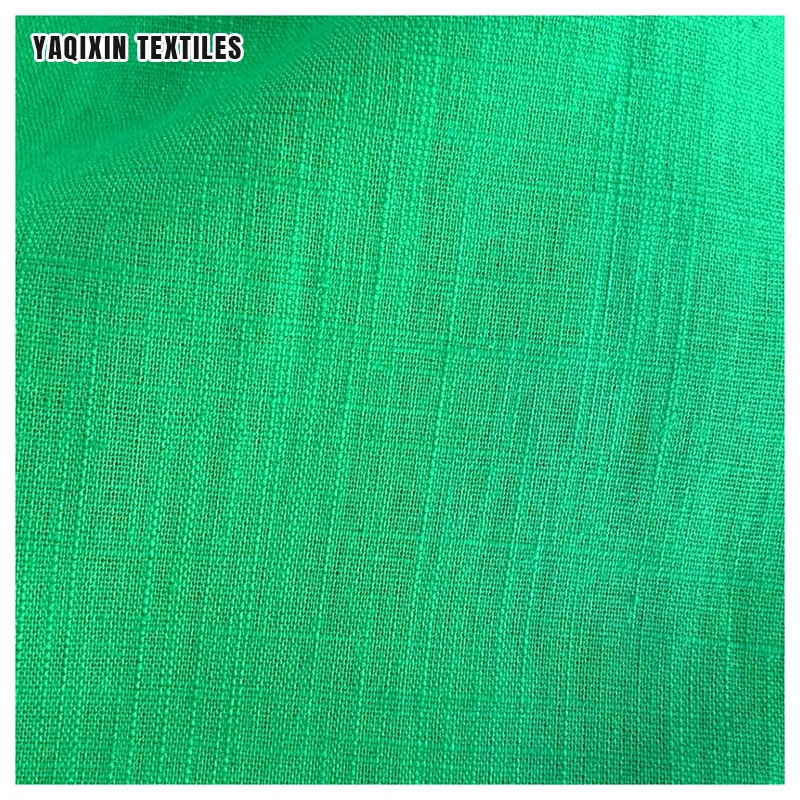 Factory Spot 180gsm 12*12 Ecofriendly Plain Dyed Soft 30 Linen 70