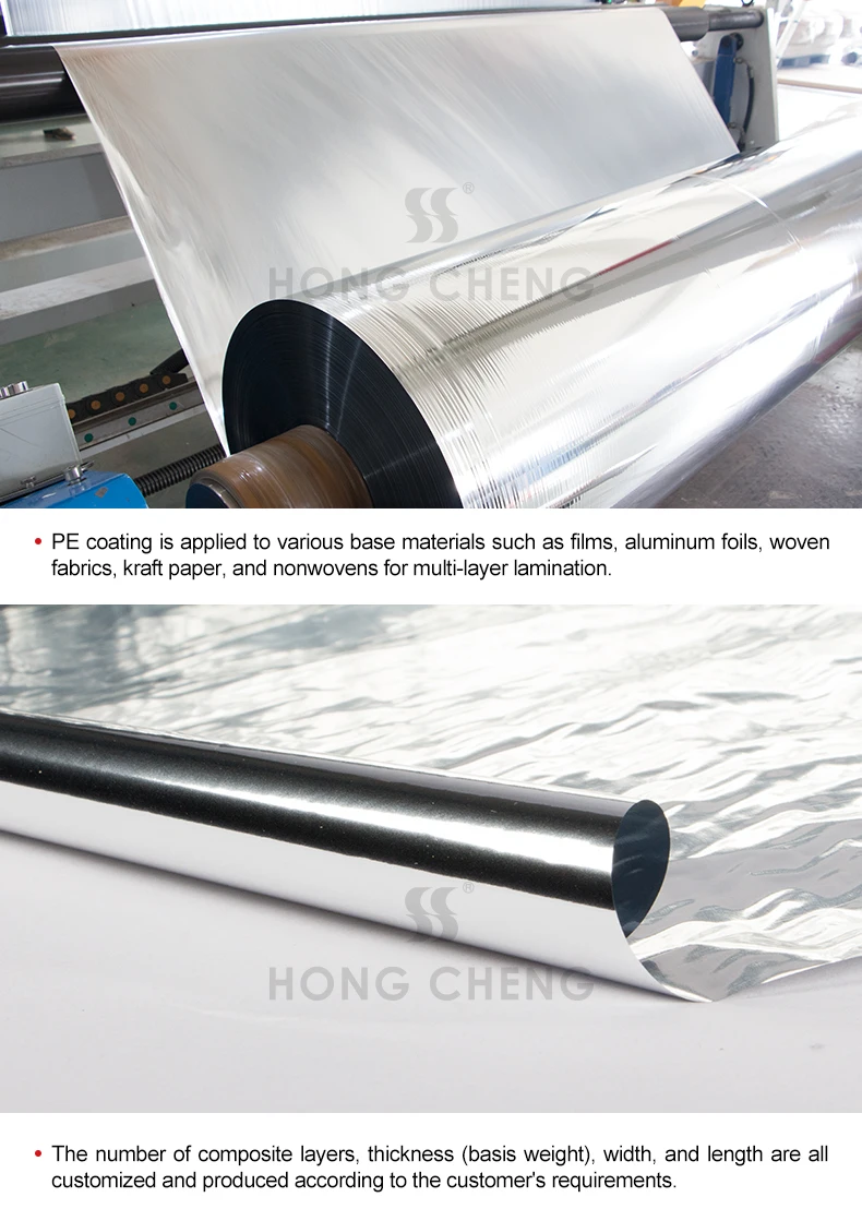 Vmpet Window VMPET 12micron (Metallized PET) with PE 7micron Laminate Film Color ...