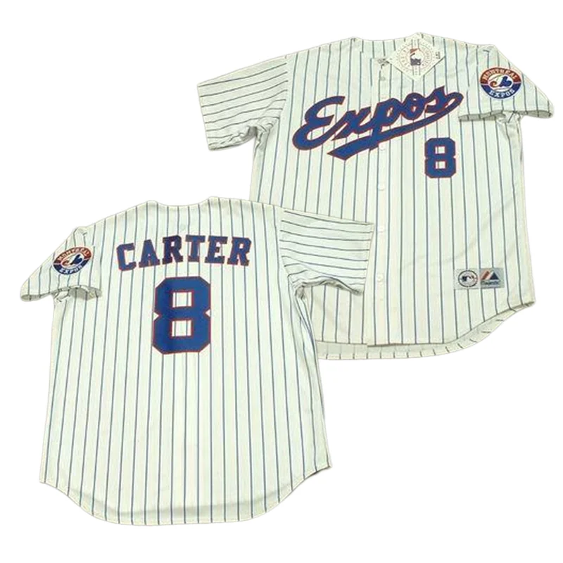 Wholesale Men's Montreal Expos 8 Gary 9 Marquis Grissom 10 Andre Dawson 12  John Boccabella Throwback Baseball Jersey Stitched S-5xl From m.