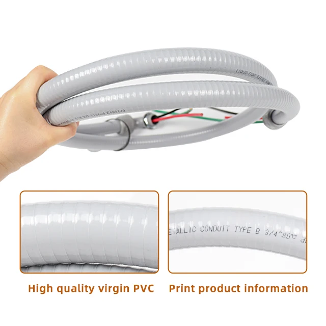 Comfortable New Design Liquid Pipe Conduit Electrical Metal Air Conditioner Whips factory