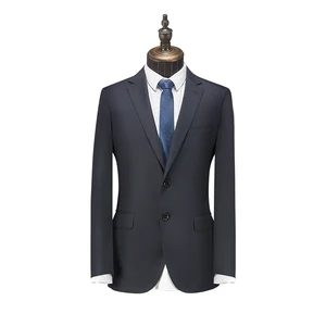 Men's Black Double-Breasted V-Neck Career Suit Durable Breathing Fabric Adult Size Includes Matching Pants for Professional Use