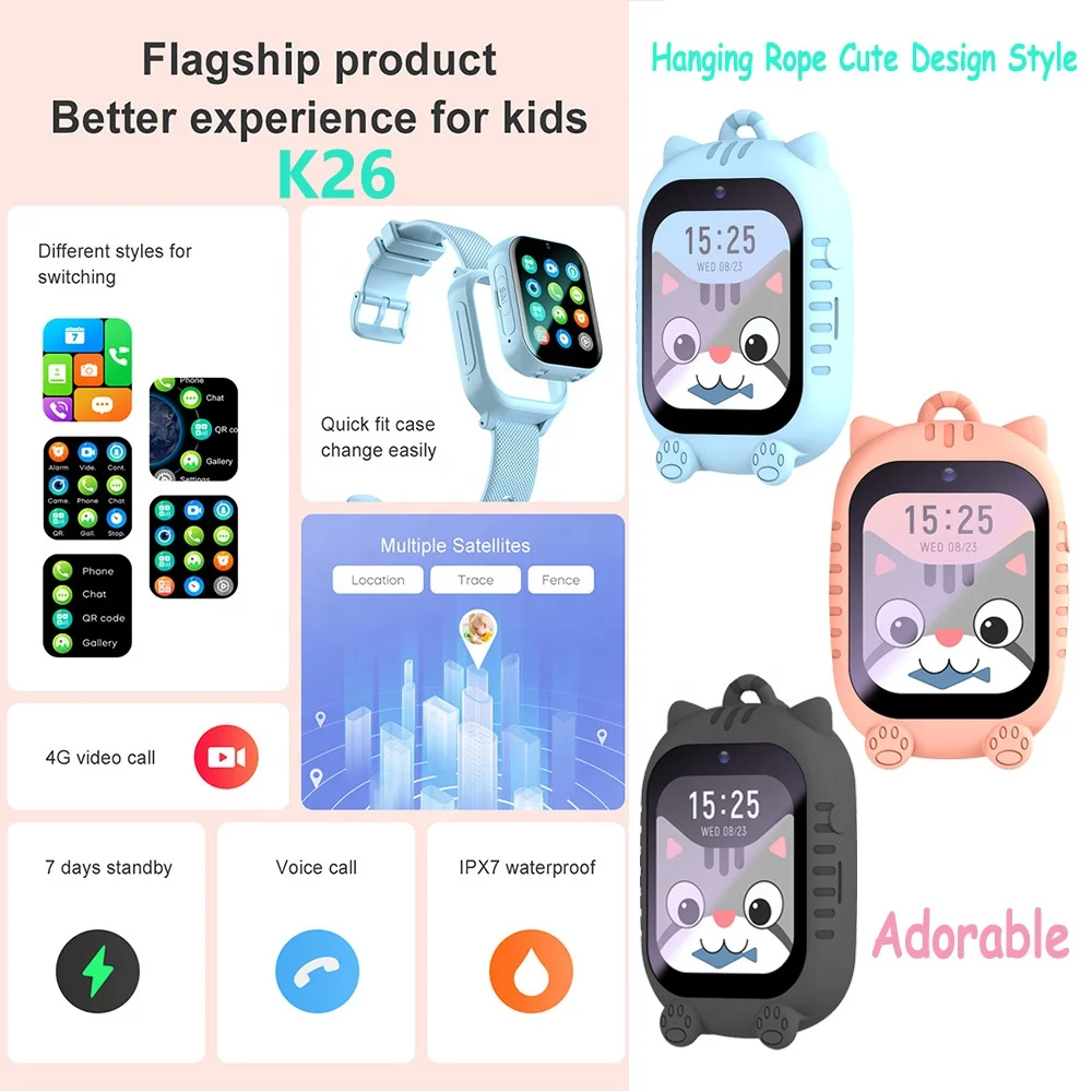 Smart Touch Android Mobile Phone 4g Lte Sim Card Wifi Smart Watch Phone Sim Card Android 4g Watches