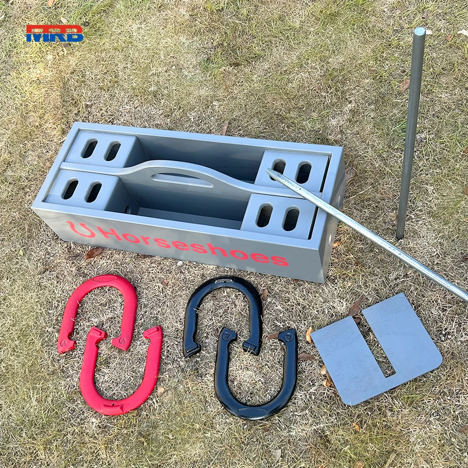 Mrb Set Of Sportcraft Horseshoes Pitching Game Sports Horseshoes Set In Wooden Case Buy
