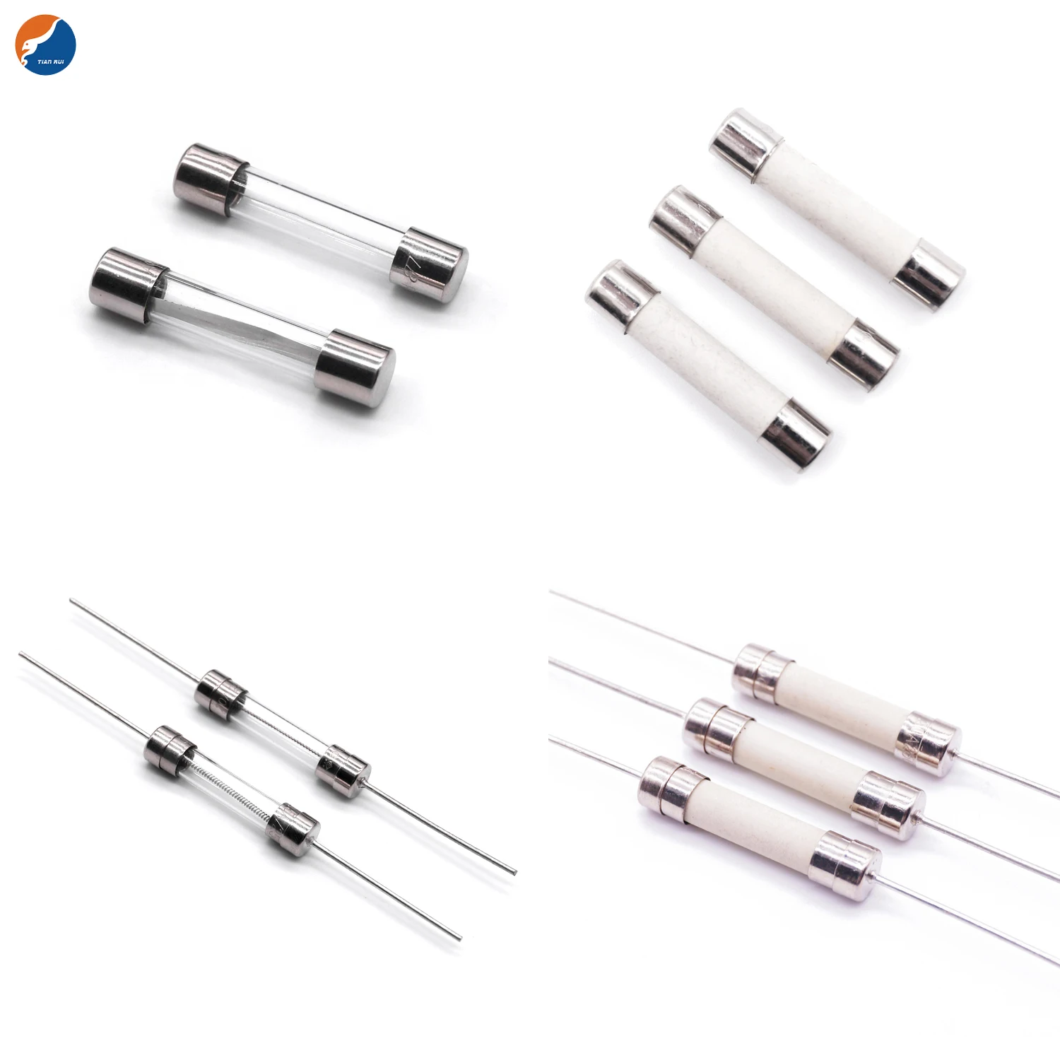 1/4"x11/4" Cylinder Cartridge Tube Quick Slow Blow Acting Electronic