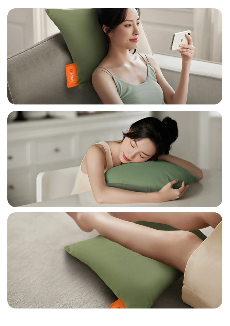 Custom Outdoor Sleeping Electric Heated Pregnancy Pillows Warmer Bed