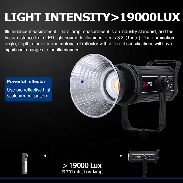 ZSYB 500W LED Video Lights for Professional Video Photography
