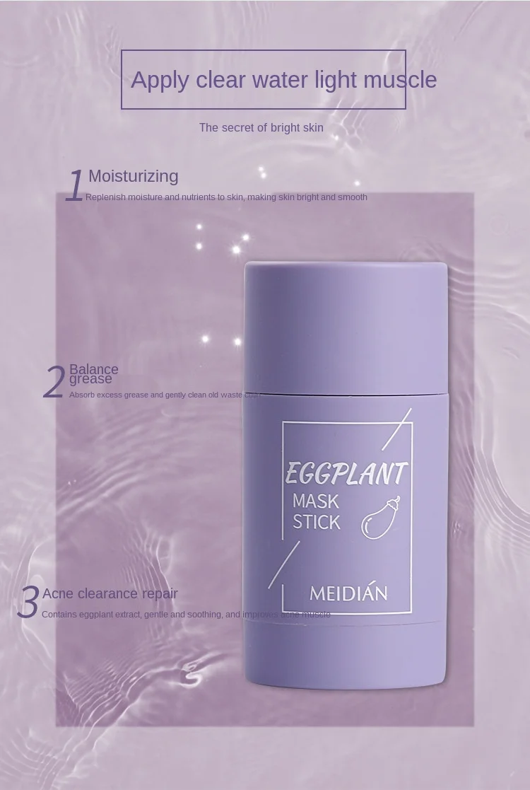 Private Label Effective Deep Clean Green Tea Cleansing Mask Whitening Cleansing Green Tea Mask Stick for Face