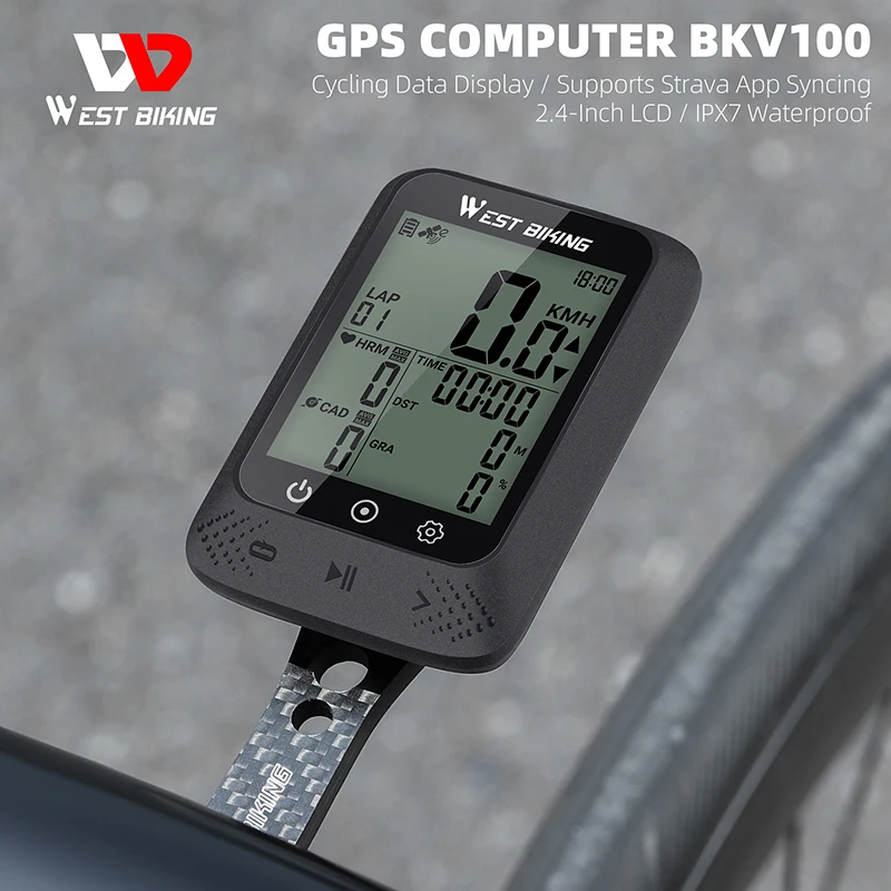 Западный велосипед беспроводной GPS компьютер горный шоссейный спидометр одометр длительный срок службы батареи водонепроницаемое Велосипедное оборудование