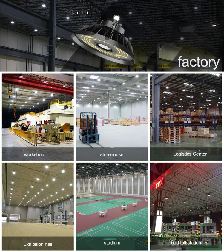 Commercial Industrial Lighting 100w 150w 200w Highbay Led Ufo