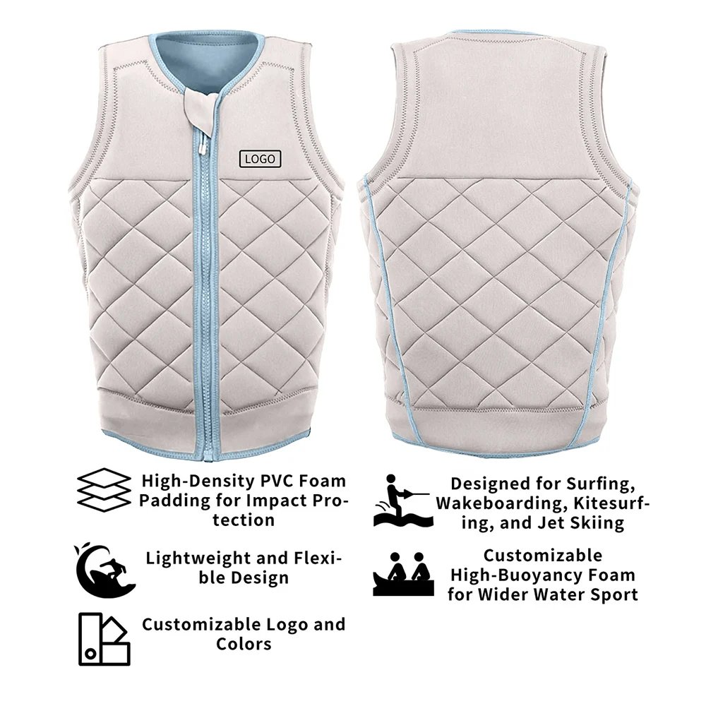Custom Light Wakeboard Impact Vest - Prozipca Life Jacket