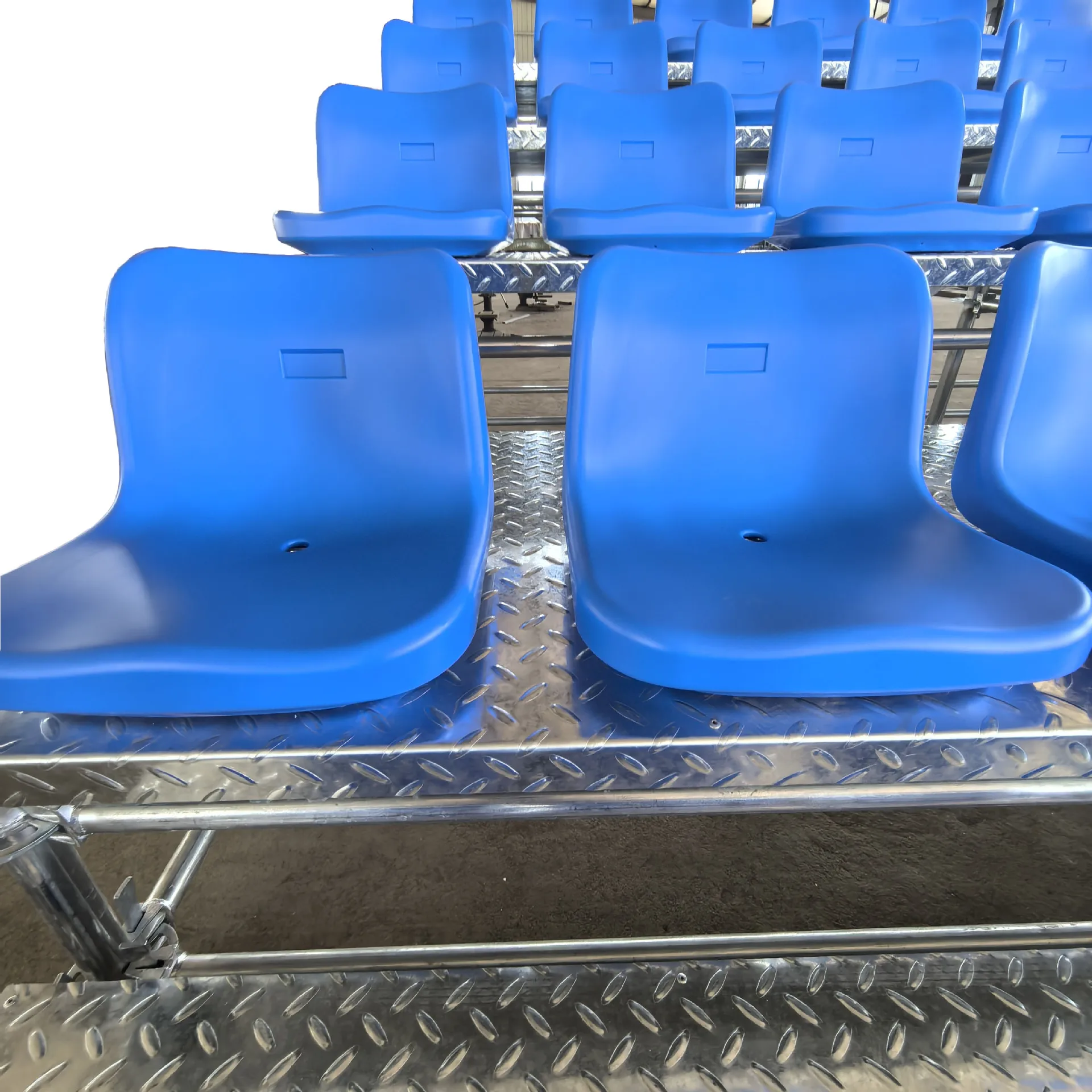 Soccer Event Grandstand Seats Custom Stadium Seat Cushion Chair Navy for Bleachers Outdoor Stadium Seats