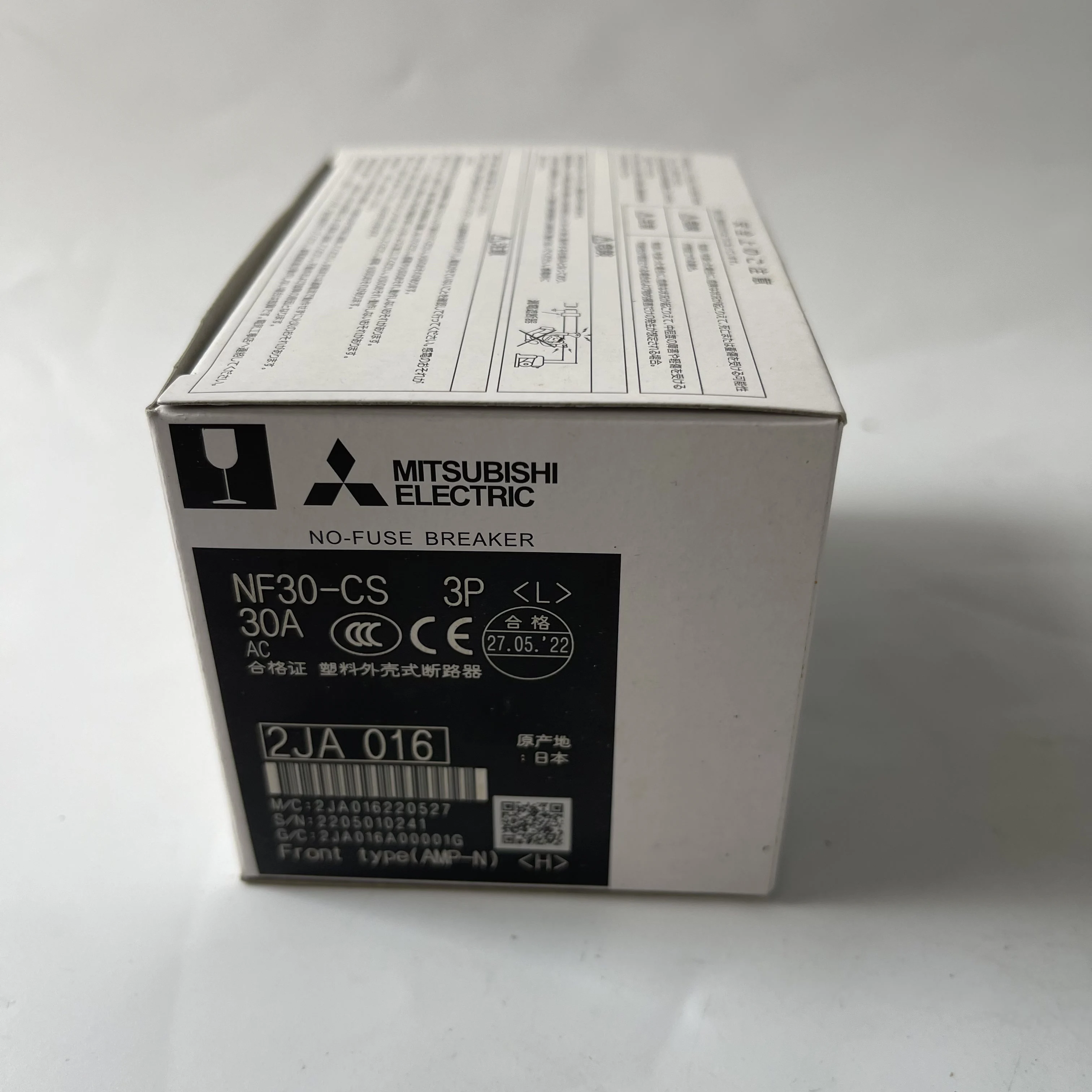 Mitsubishi No-Fuse Breaker NF30-CS 3P, 30A 