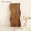 Bois de pin, teinté avec un motif ondulé (39*17*2cm)