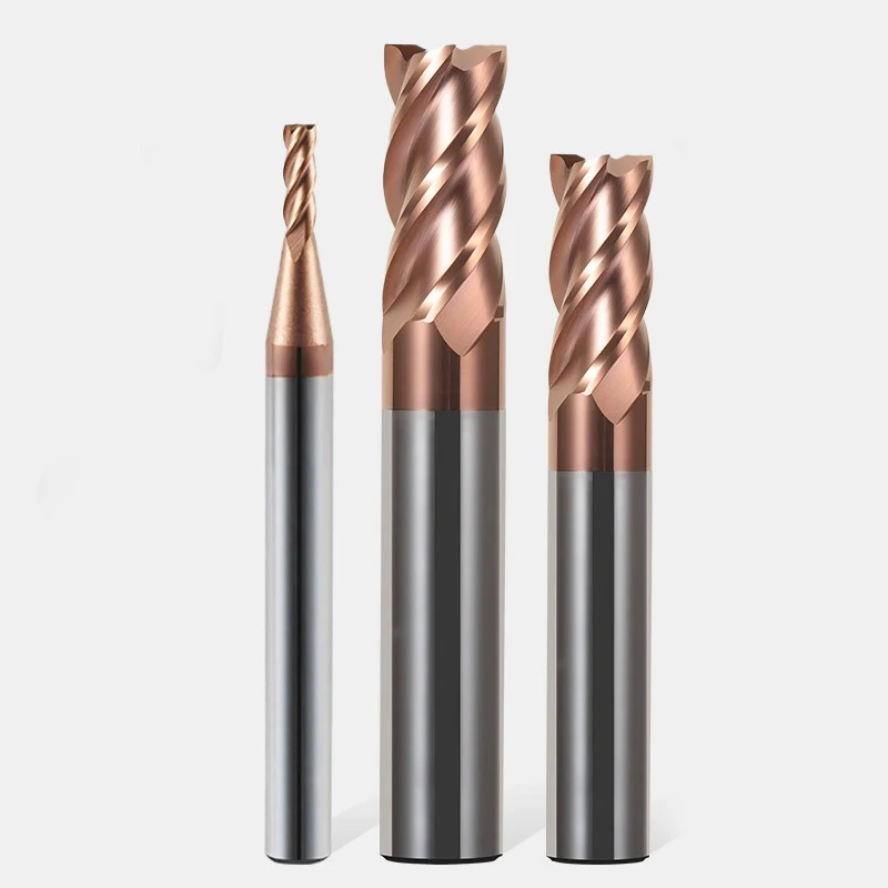 Zcc Ct Cnc Lathe End Mill 4e/3e/2ed1.0/d10.0/d20.0 Straight Shank Flat