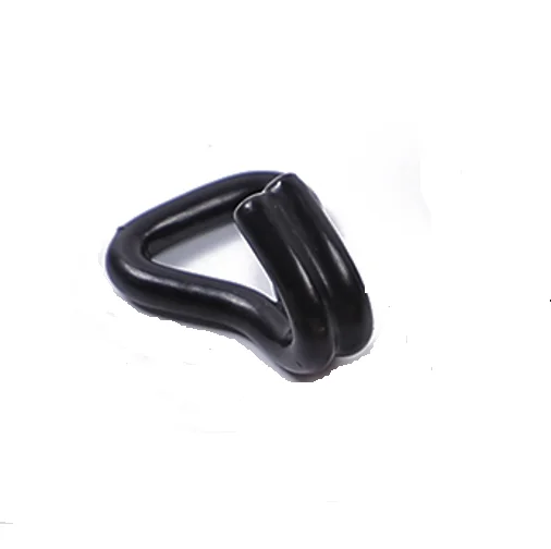 HOt Sale Factory Direct Supply 1inch Black PVC Coated Hook Wire Double j
