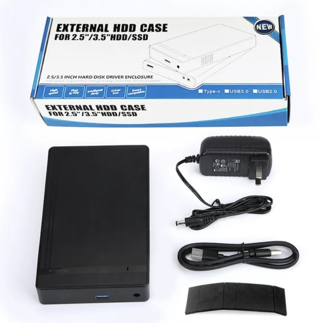 ShuoLe High Speed HDD case USB SATA HDD Enclosure External  Hard Disk Drive Case for HDD