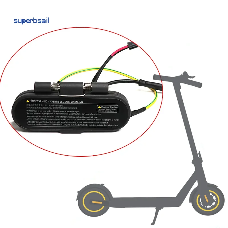 Ridefixing Charing Port Base Assembly For Ninebo MAX G30 KickScooter Smart Electric Scooter Skateboard Charing Port athsholáthar