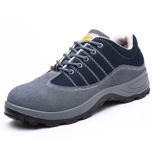 JIANKUN Hot Selling Suede Leather Safety Shoes Anti-scalding Anti-impact Anti-puncture Breathable Wear Resistant All Season