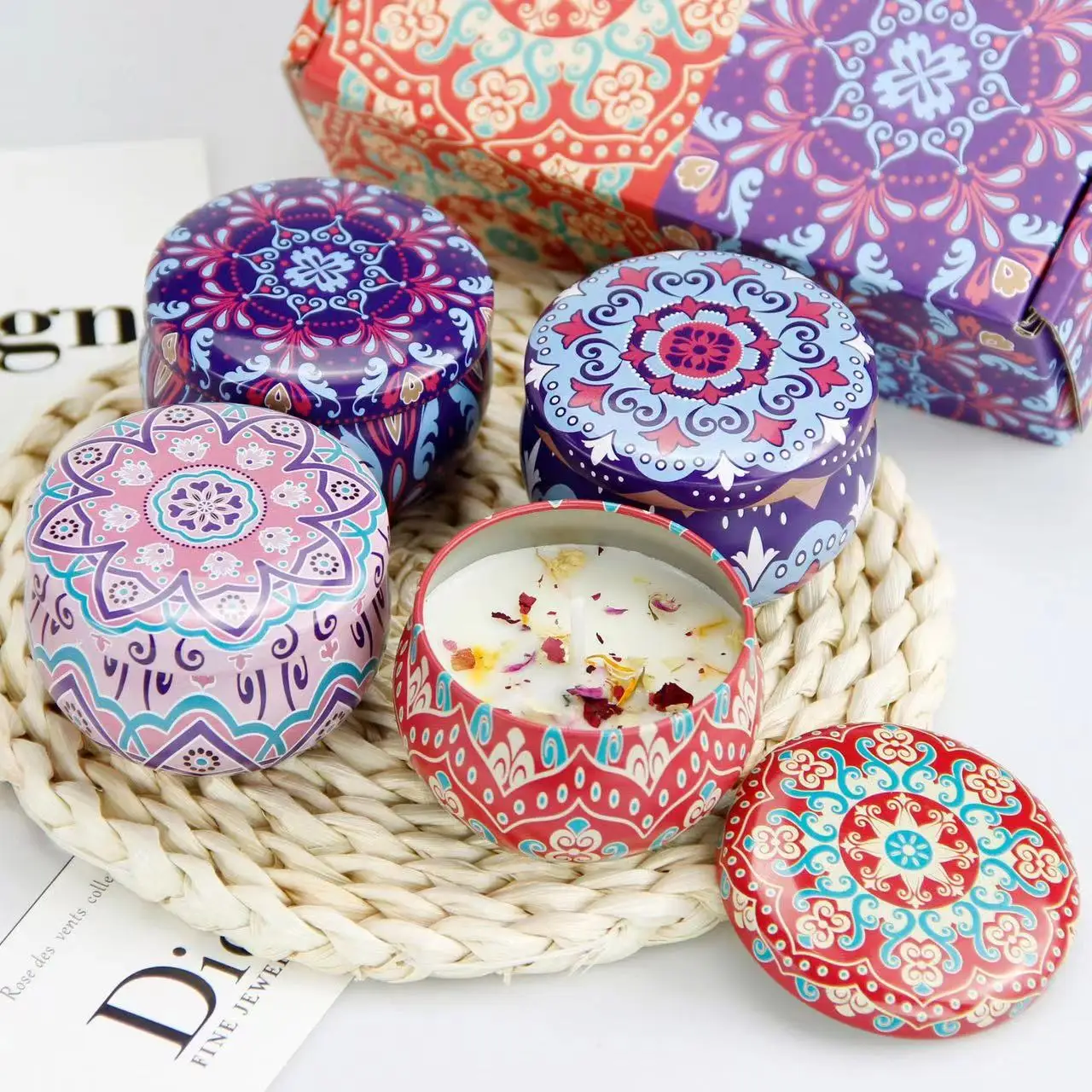 Customizable Floral Flavor Soybean Wax Smokeless Plant Essential Oil Fragrance Fragrance Iron