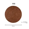 Caramel-colored placemat (38cm)