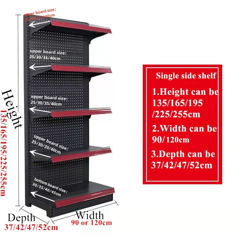 Metal Supermarket Shelves Lozier Gondola Shelving Retail Store Shelves