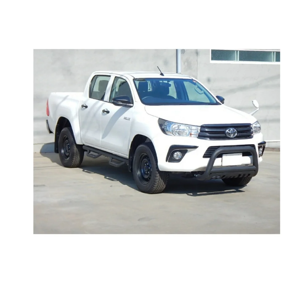 HIACE HOME Use for 4X4 Body Kit  HILUX Side Pedal Side Guard Side Tube Rod 4 Step Steel Mud Black