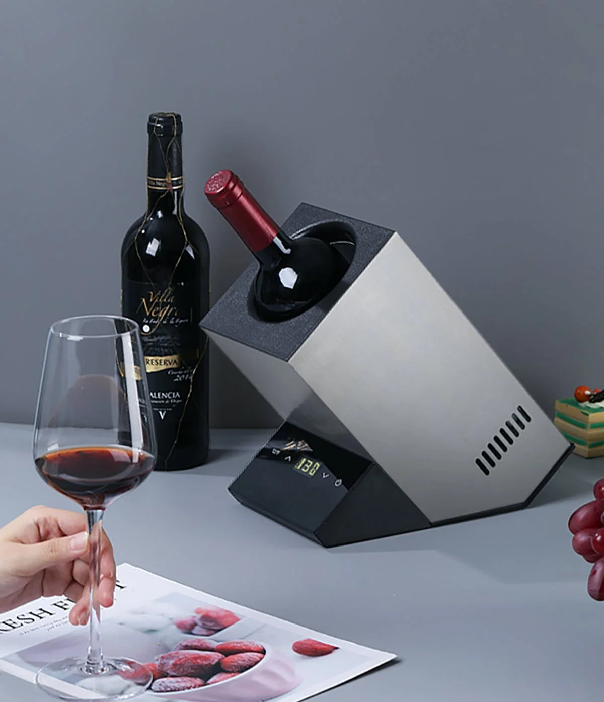 Thermoelectric Not Compressor Cooling System Portable Electric Wine