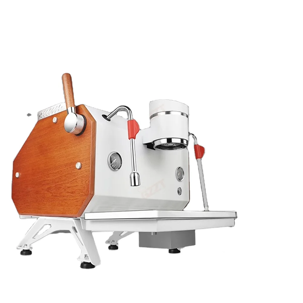 9 Bar Imported Rotary Pump Dual Boiler Coffee Machine Single Group T3 Heating System Cappuccino Commercial Espresso Caffe Maker