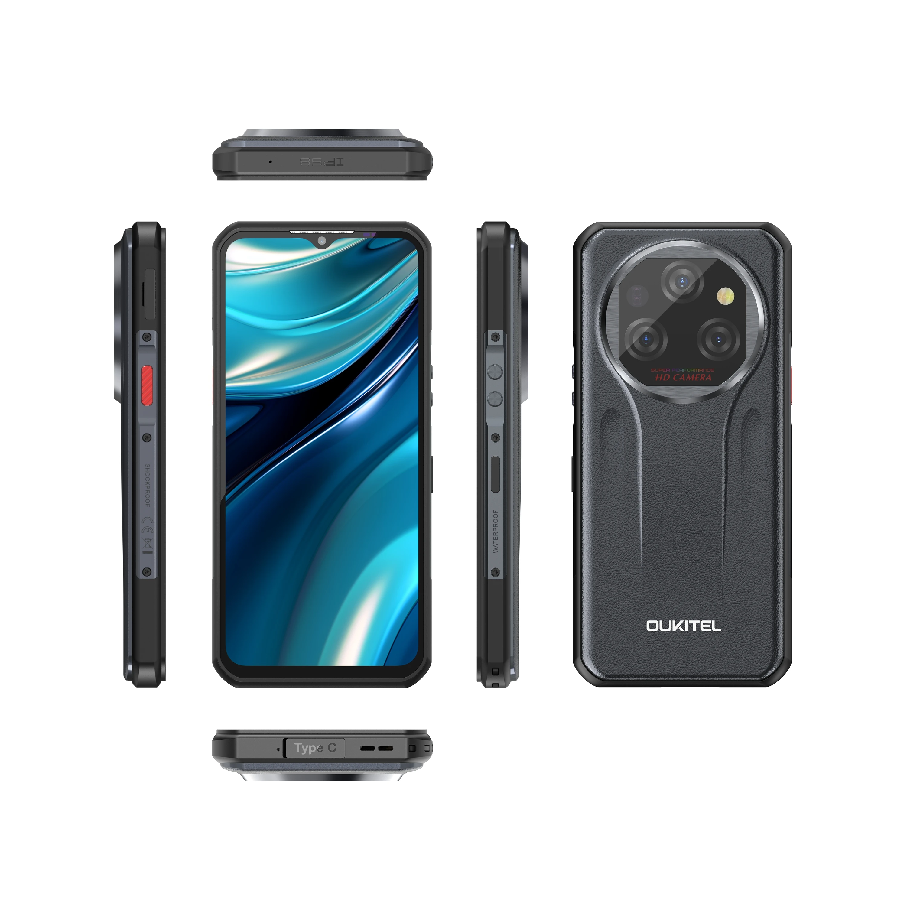 Oukitel Wp39 5G Rugged Smartphone 24GB 6+256GB 6.60
