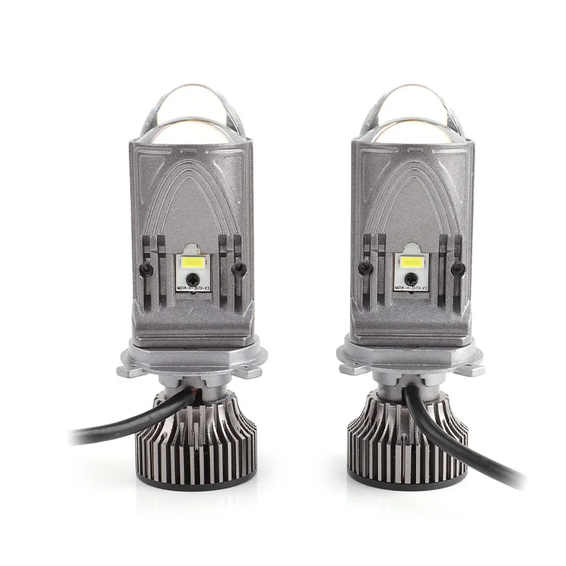 H4 Mini Bi LED Projector 140W 14000LM Super Bright High Low Beam Car Led Headlights Projector Bulbs