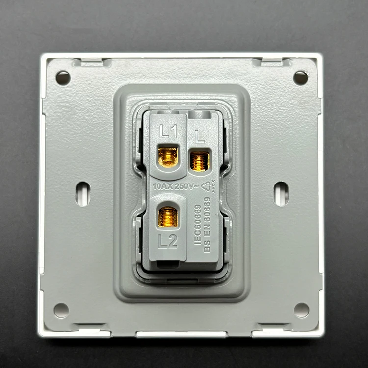 VNX British Type UK Standard 10A 1Gang 1Way 2 Way Switch Electric Wall Switch With Indicator for Home