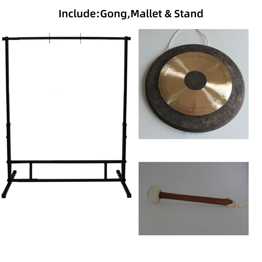 Dropshipping Chau Gong With Square Stand 50 Cm To 100 Cm Tam Tam Gong For Musical Performance