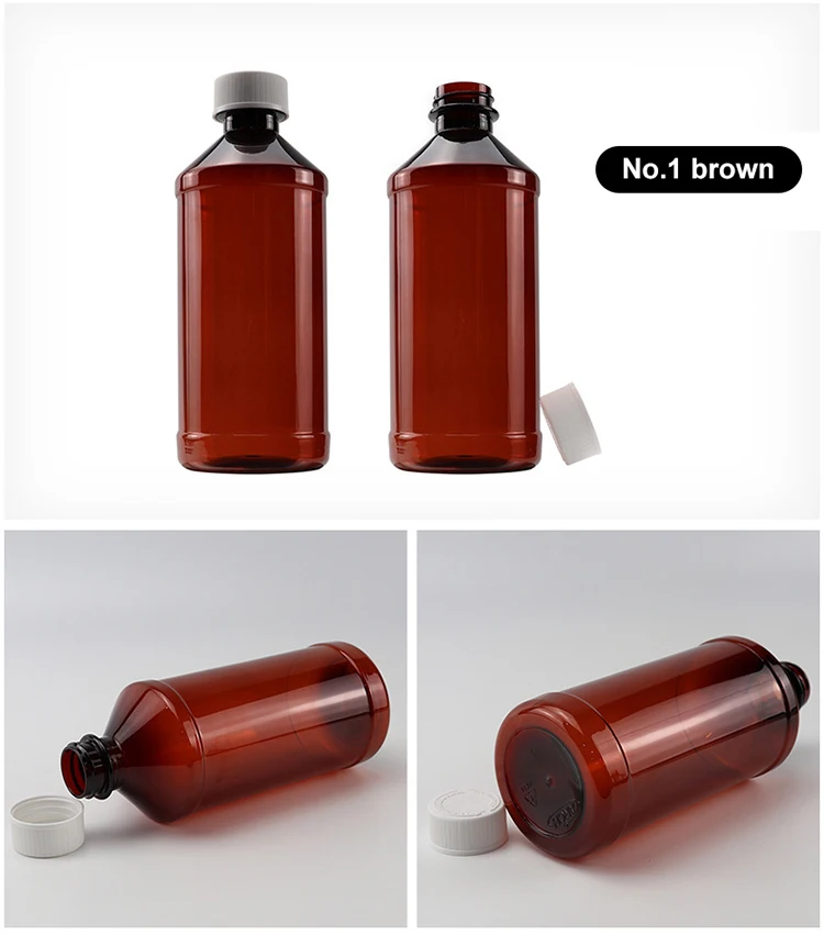 16oz 500ml Empty Amber Cough Syrup Wockhardt Hi-tech Actavis Bottle ...