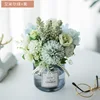 Mixed Flower Emil Green Black Bottle