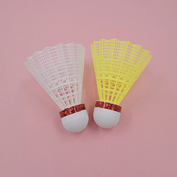 Nylon Badminton Shuttlecock Good Quality Blade Plus Fiber Cork White or Yellor Colour Meet the Day and Night Needs