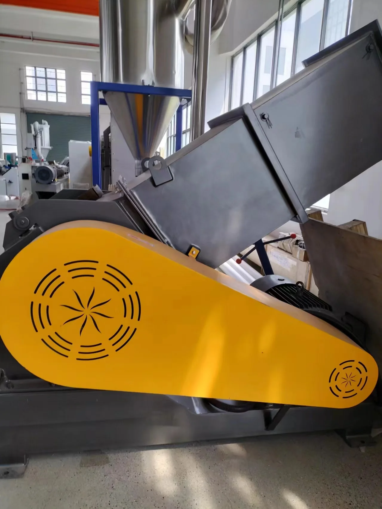 Fosita SWP400 PVC Pipe HDPE Pipe Grinder Plastic Crusher Machine