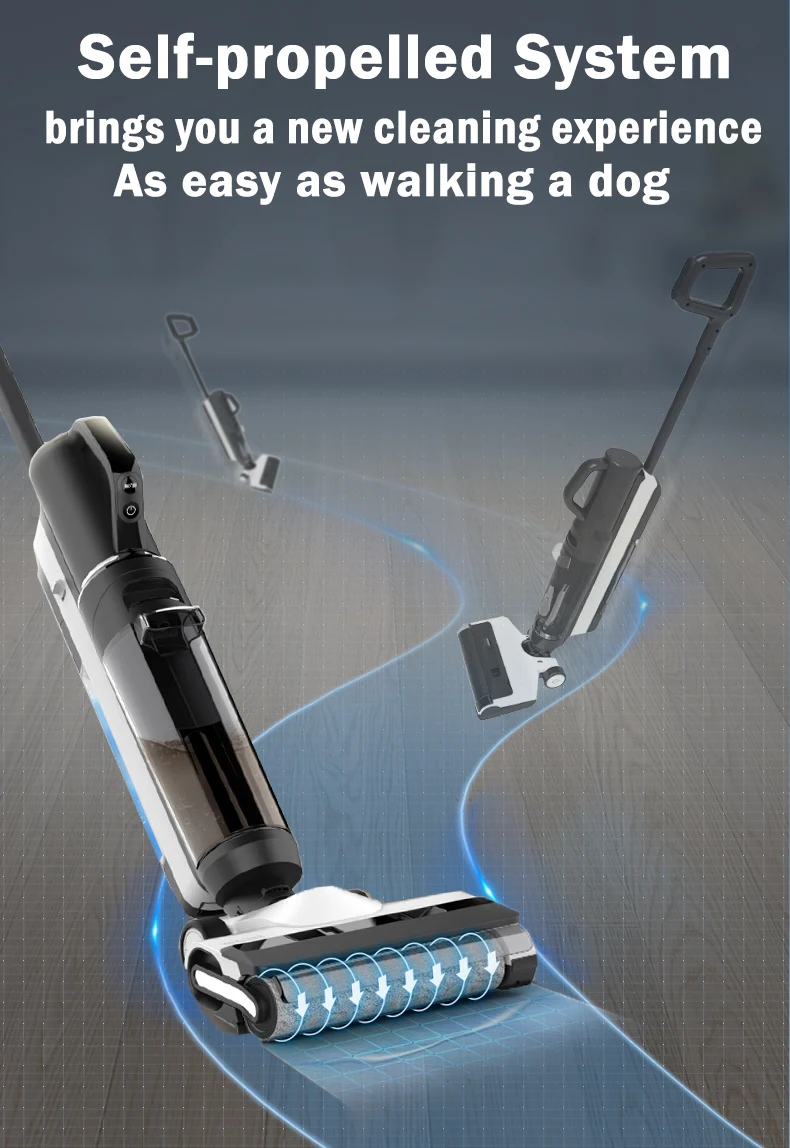 Домашний беспроводной пылесос для сухой и влажной уборки беспроводные Моющего Пылесоса аккумуляторная электрическая