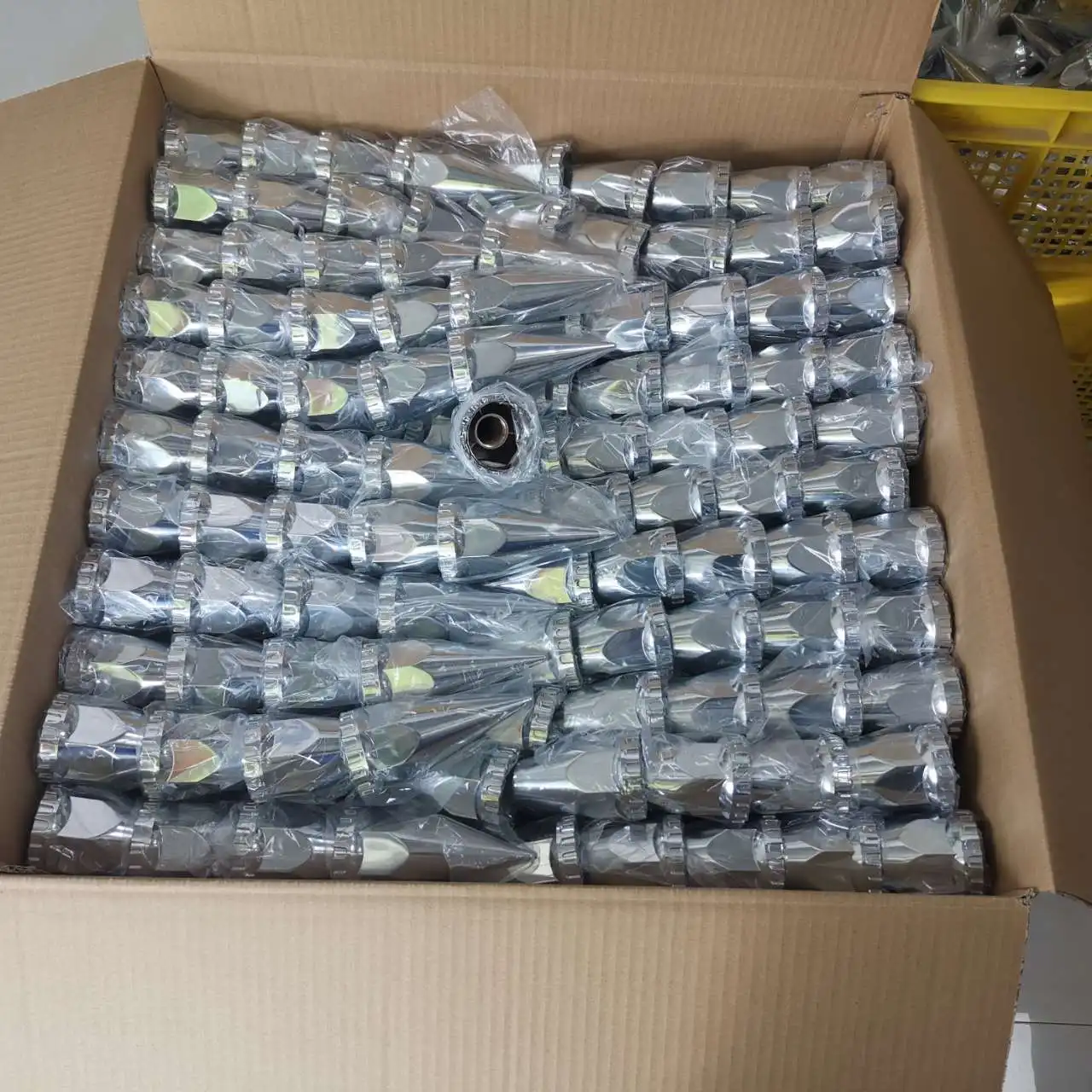 33MM Chrome Alcoa Nut Cover For Semi Truck Wheels