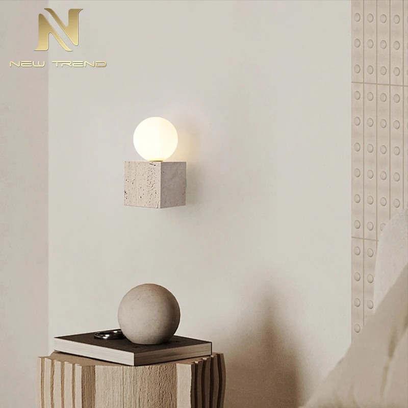 CPL-441 Nordic Minimalist Butter Cream Wall Light – Simple Round LED Sconce for Hallway & Bedside