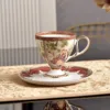 Taza roja y platillo-B